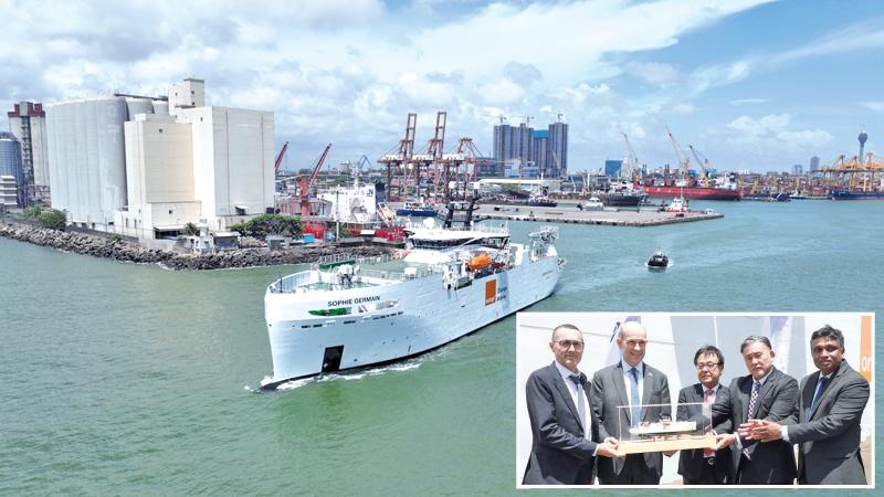 The ceremonial delivery of “C/S Sophie Germain” in Colombo