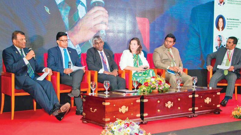 A panel discussion in progress