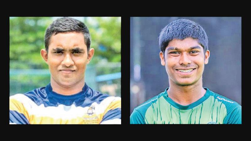 Ashain Madugaspe (captain- St. Peter’s)-Naveen Kanishka (captain –Isipathana)