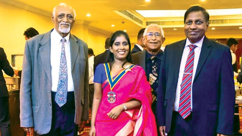 From left: Dr. K. Locana Gunaratna, Lasika Jayamaha, Sriyantha Senaratne and Asoka Peiris at the event.