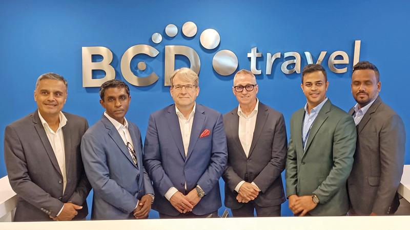Senior management of BCD BCD Travel Asia-Pacific Service Centre at One Galle Face Tower