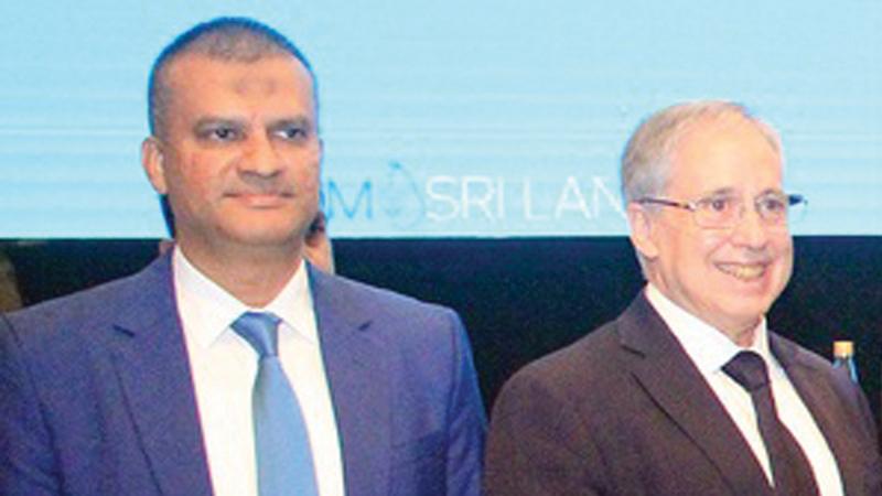 CGJTA Vice Chairman Rizwan Nayeem and President Guild Institute of Gemology, Andy Lucas at the launch of the Gem Sri Lanka event. Pic: Wimal Karunatillike
