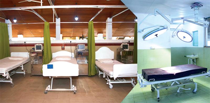 The new and refurbished facilities at the Anuradhapura Teaching Hospital
