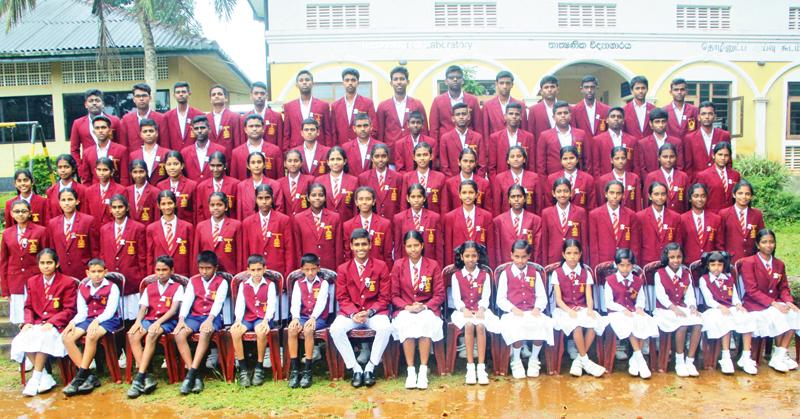 School prefects Pix: Nissanka Wijeratne